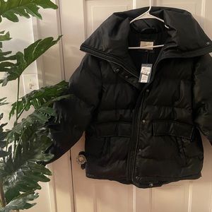 Black Heavyweight Puffer Jacket